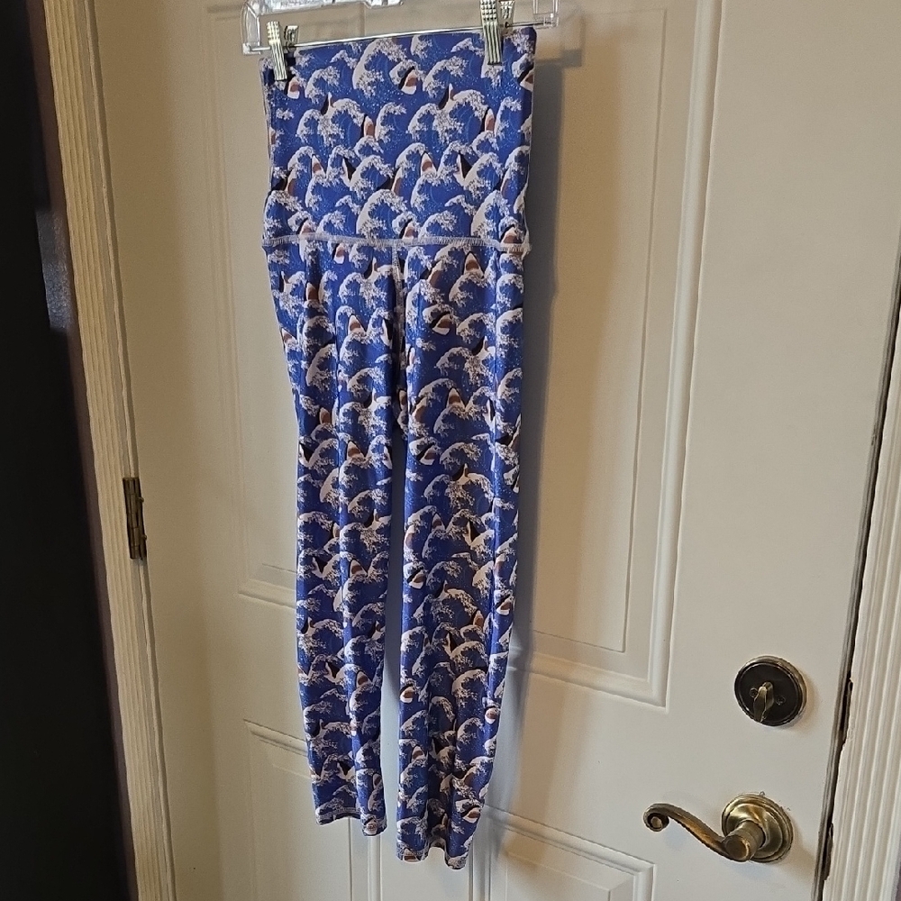 Emily Hsu Shark Capri Leggings